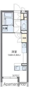 レオネクストやすらが丘Ⅱ【106号室】の間取り