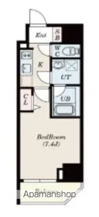 GRANPASEO浅草橋【14階】の間取り