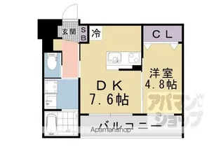 LEI COURT椥辻I【315号室】の間取り