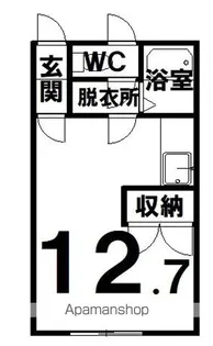 ラフィーネB【103号室】の間取り