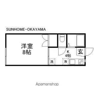 ドエル津島【1階】の間取り