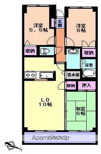 アークハウス沢【403号室】の間取り