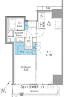 南麻布仙台坂レジデンス【2階】の間取り