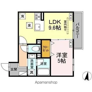 D’BLESS川崎 EAST【1階】の間取り