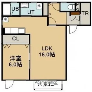 ルーチェ.Ⅰ【3階】の間取り