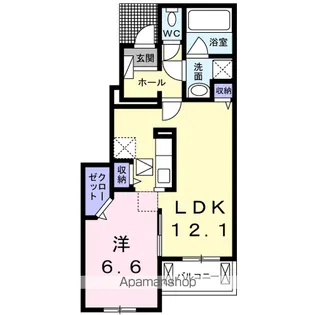ハイビスカス【1階】の間取り