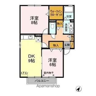 セピアコート Ⅱ【2階】の間取り