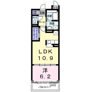 サンライズ ガーデン【3階】の間取り