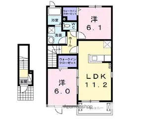 グリーンヒルズ土浦 Ⅱ番館【2階】の間取り