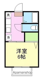 クレストヒルズ北仙台【1階】の間取り