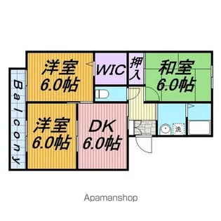 ジュネススズキ【1階】の間取り