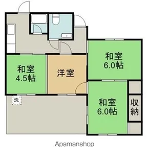 香川県丸亀市川西町南【一戸建】の間取り