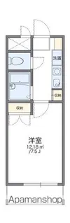 レオパレスRX倉敷【7階】の間取り