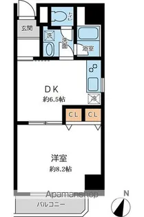 オーキッドレジデンス千葉中央【4階】の間取り