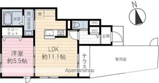 アーバンドエル駒込【105号室】の間取り