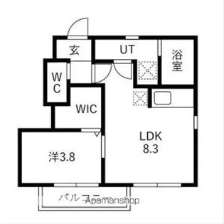 SOLEADO(ソレアード)【1階】の間取り