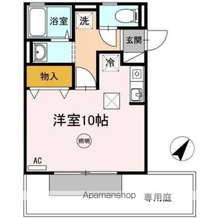 バークリィーハイツ【1階】の間取り