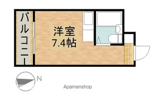 朝日プラザ浜松ステーションスクエア【802号室】の間取り