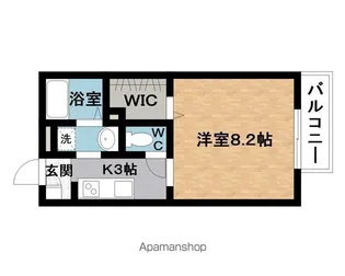 ハイツ ジュ,エイユー【1階】の間取り