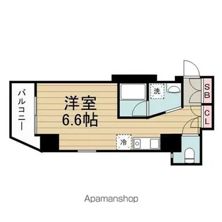 神楽坂フラッツ【6階】の間取り