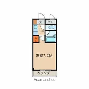 カレッジハイツ春日井【2階】の間取り