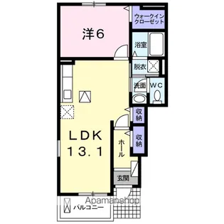 トルナーレ【1階】の間取り