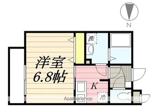 ミリアビタ稲毛【1階】の間取り