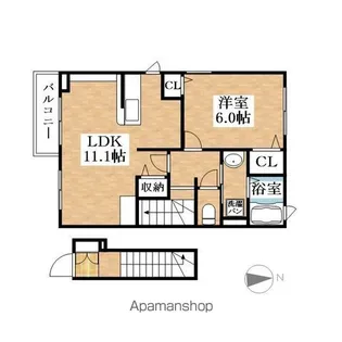 ネオ・レジデンス【202号室】の間取り