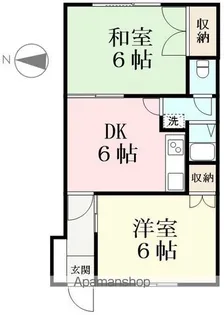 星山コーポ【201号室】の間取り