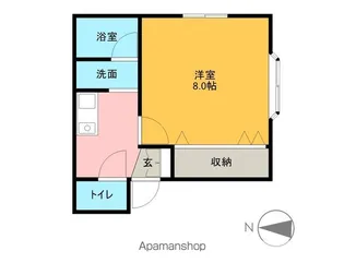 サンセベリア【2階】の間取り