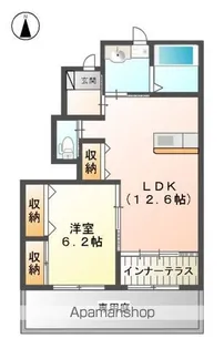 グランカーサ【1階】の間取り