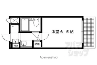 DETOMー1烏丸一条【405号室】の間取り