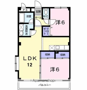エスポア信和【3階】の間取り