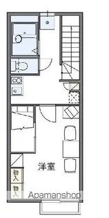 レオパレス高月【2階】の間取り