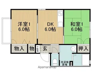 MAY ONE 25B棟【201号室】の間取り