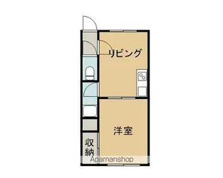 レジデンス本通【203号室】の間取り