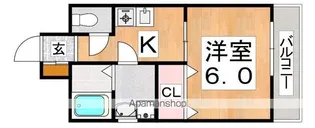 SUBWAY平野NEWHOPE【301号室】の間取り