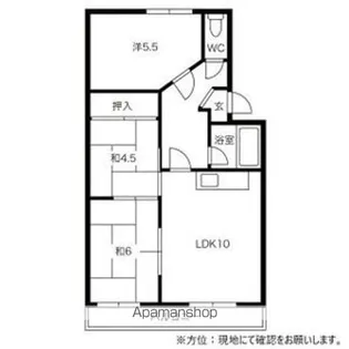 マンション進幹【3階】の間取り