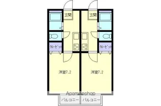 メゾン・モナミ【1階】の間取り