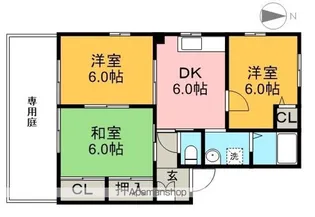 メゾン永幸 A棟【1階】の間取り