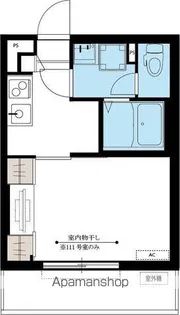 リブリ・コズミック矢向【1階】の間取り