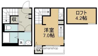 LES SAISONS新田【1階】の間取り