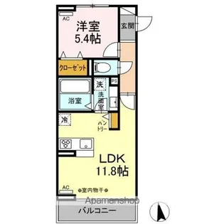 ソレール 北浦【3階】の間取り