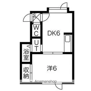 ベルハイムⅢ【107号室】の間取り