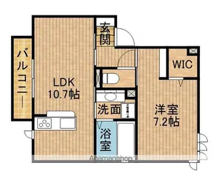 カルムMⅡ【2階】の間取り