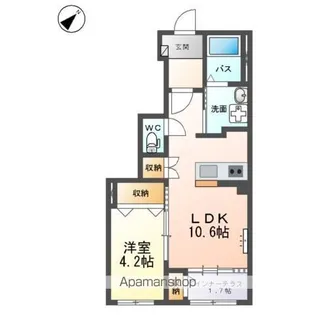 トレアティック島内【1階】の間取り
