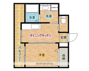 グランデュールマンション【5階】の間取り