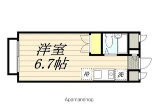 エステートピア オザキ【203号室号室】の間取り