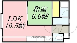 コーポKEN【1階】の間取り