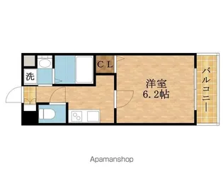 グレイスレジデンス大阪WEST【6階】の間取り